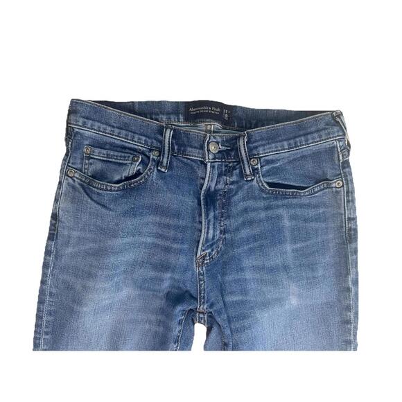 Lot of 2 Abercrombie Fitch Athletic Skinny Stretch Jeans Mens 31x30 Medium Wash - Picture 9 of 9